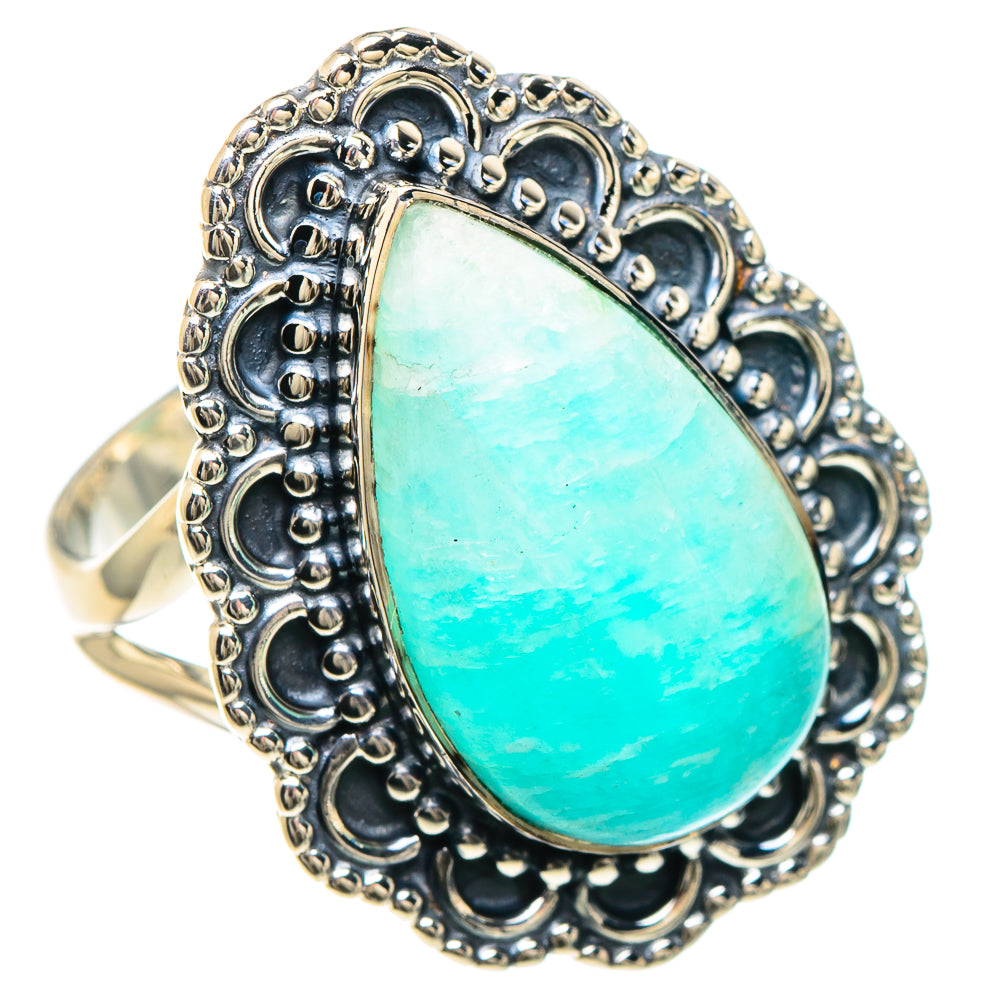 Larimar Rings handcrafted by Anasilvercos - RING93099