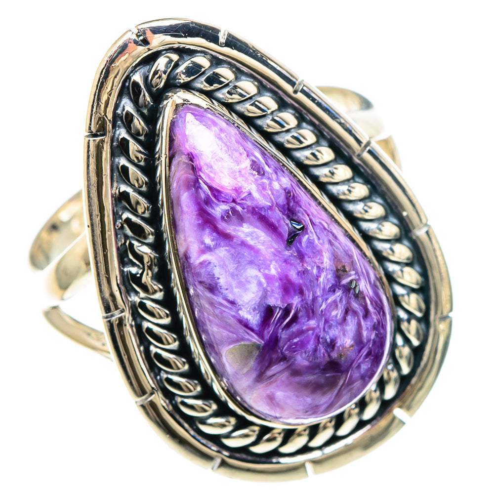Charoite Rings handcrafted by Anasilvercos - RING93105