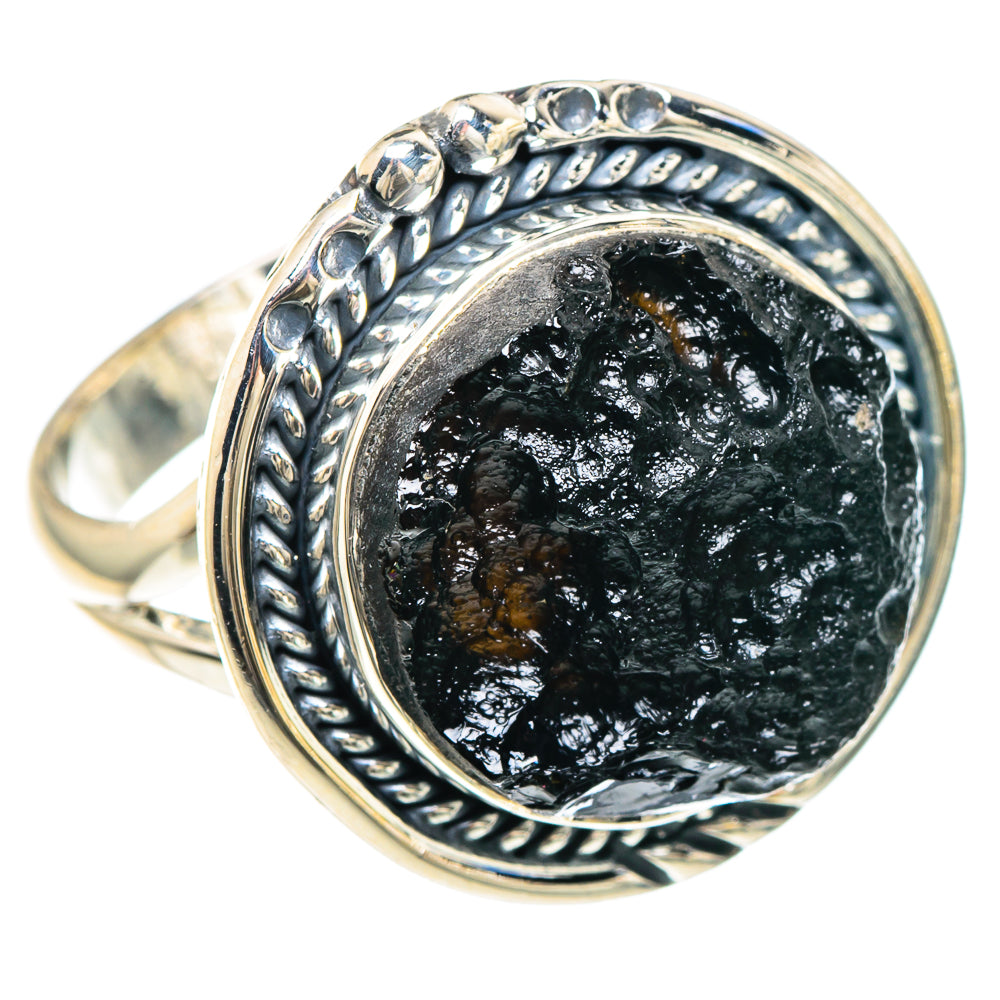 Tektite Rings handcrafted by Anasilvercos - RING93109