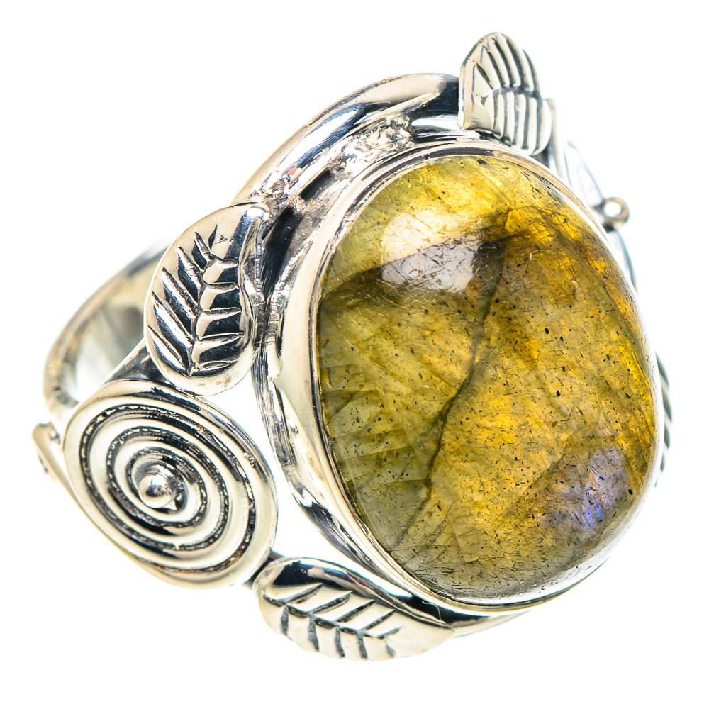 Labradorite Rings handcrafted by Anasilvercos - RING93115