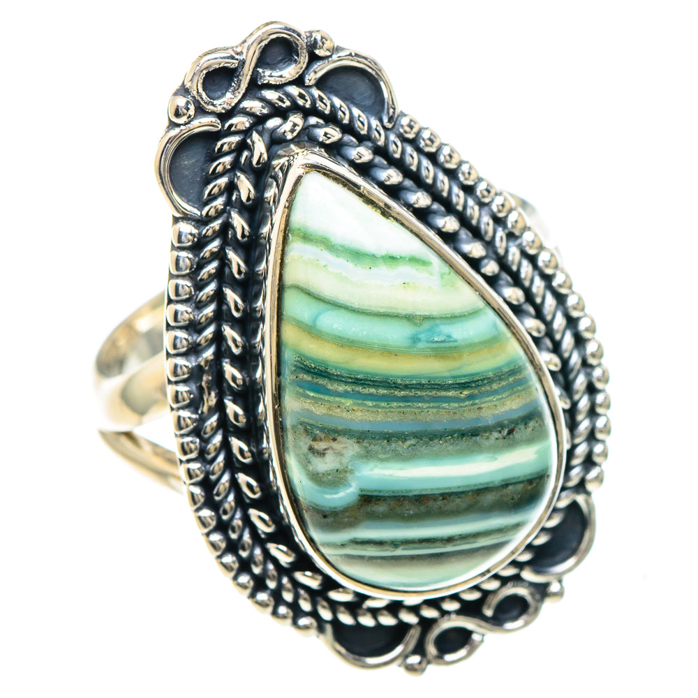 Ocean Jasper Rings handcrafted by Anasilvercos - RING93124