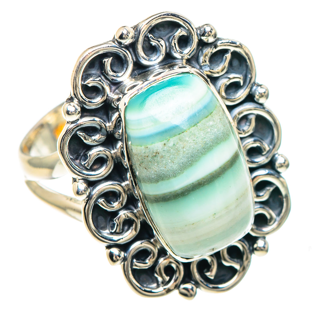 Ocean Jasper Rings handcrafted by Anasilvercos - RING93125