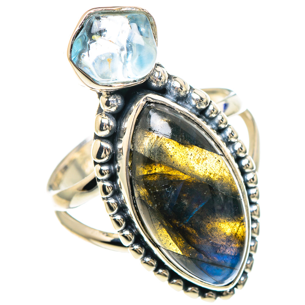 Labradorite Rings handcrafted by Anasilvercos - RING93142