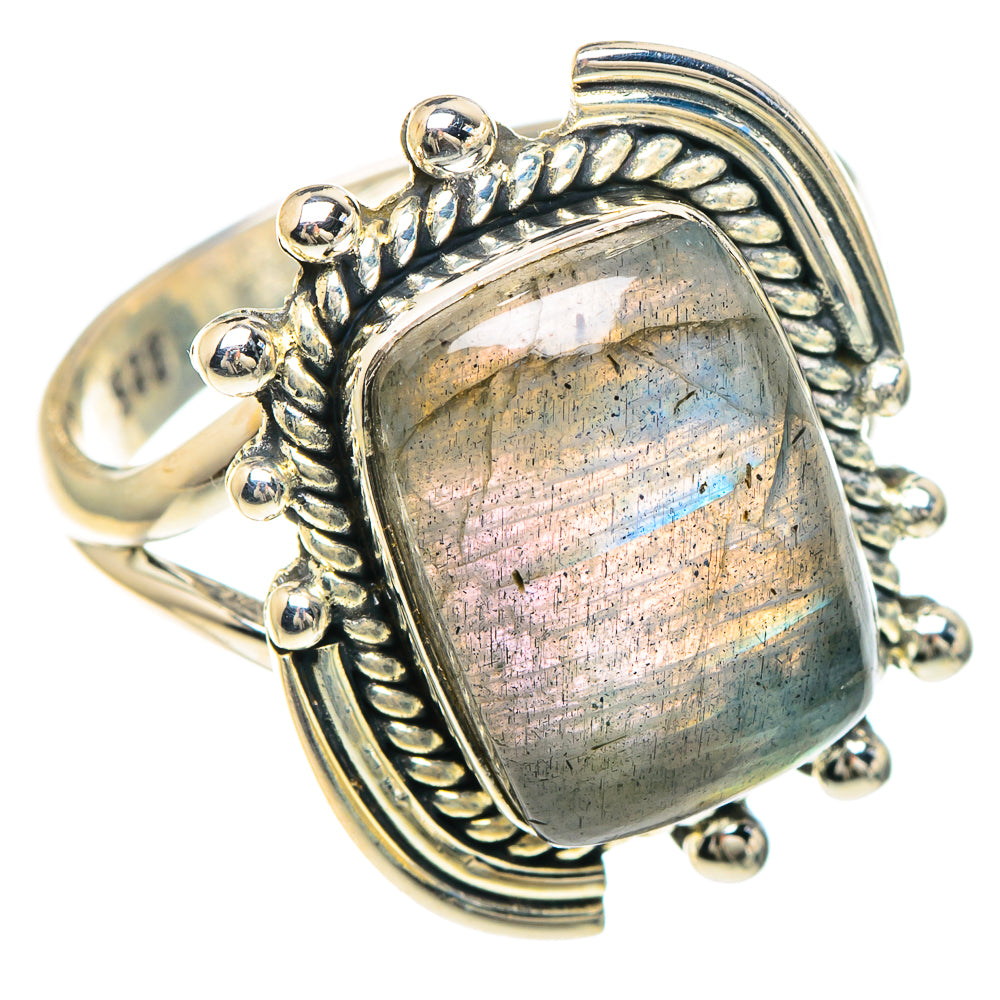Labradorite Rings handcrafted by Anasilvercos - RING93143
