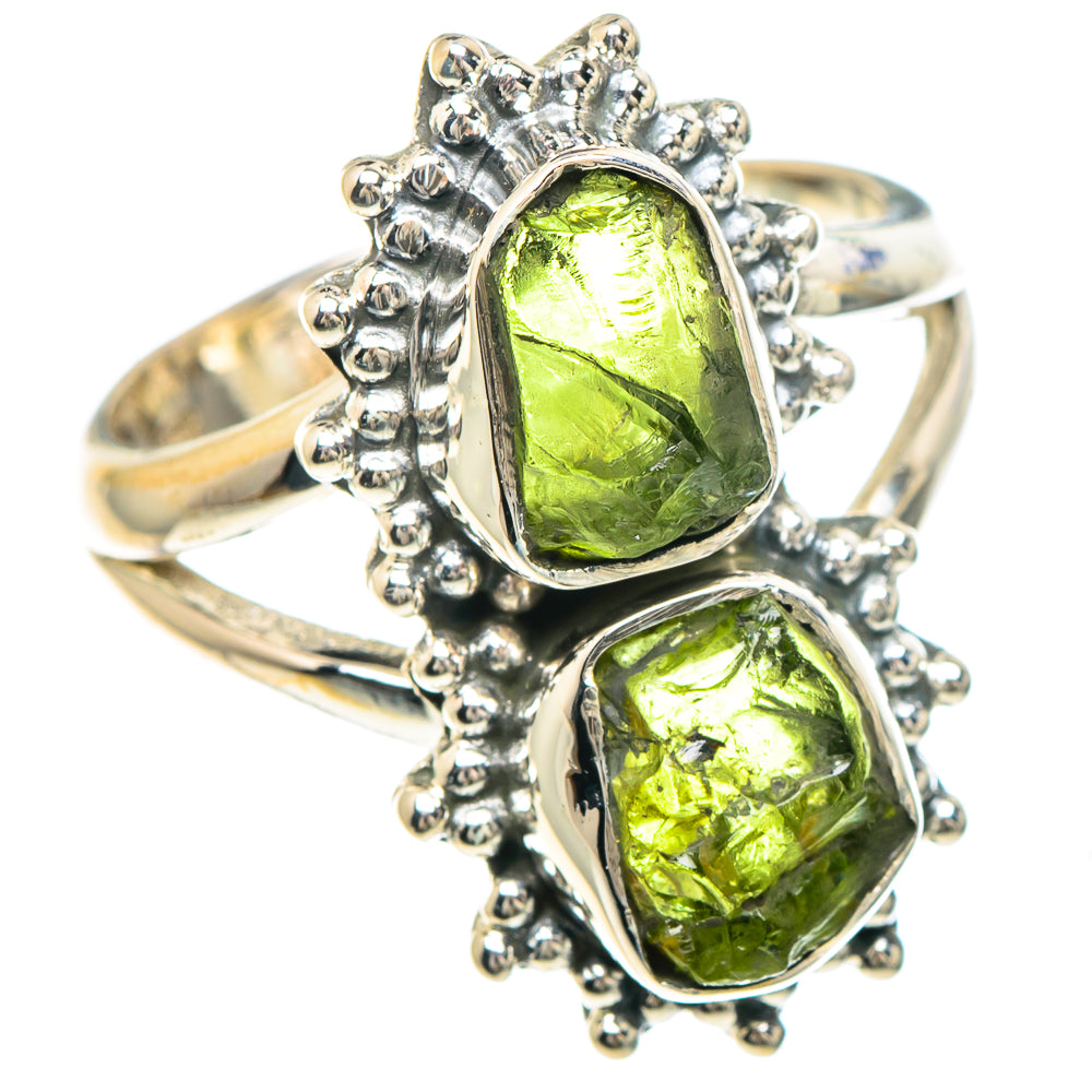 Peridot Rings handcrafted by Anasilvercos - RING93145