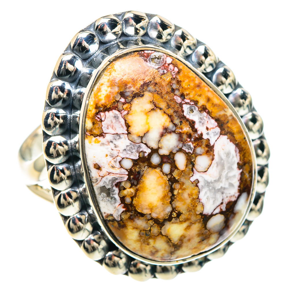 Wild Horse Jasper Rings handcrafted by Anasilvercos - RING93155
