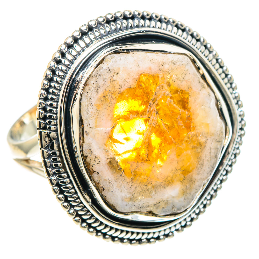 Citrine Rings handcrafted by Anasilvercos - RING93157
