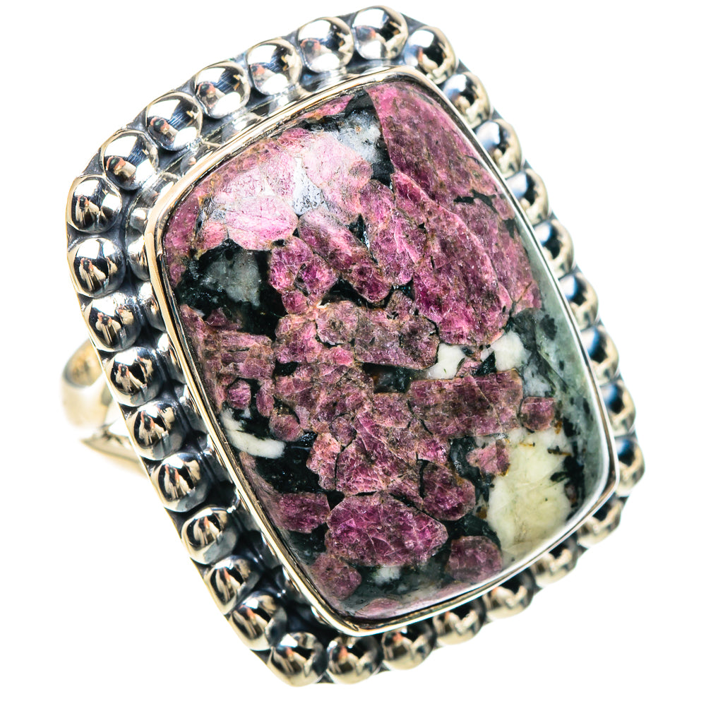 Russian Eudialyte Rings handcrafted by Anasilvercos - RING93160