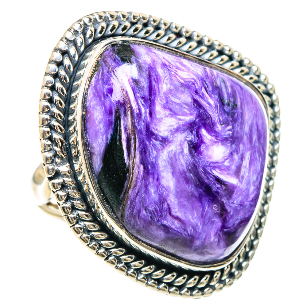 Charoite Rings handcrafted by Anasilvercos - RING93162
