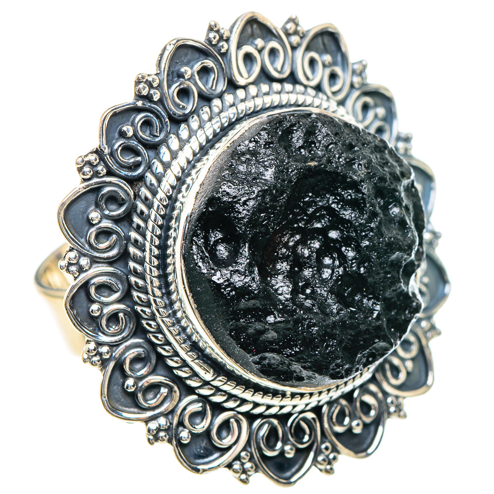 Tektite Rings handcrafted by Anasilvercos - RING93164 - Photo 2