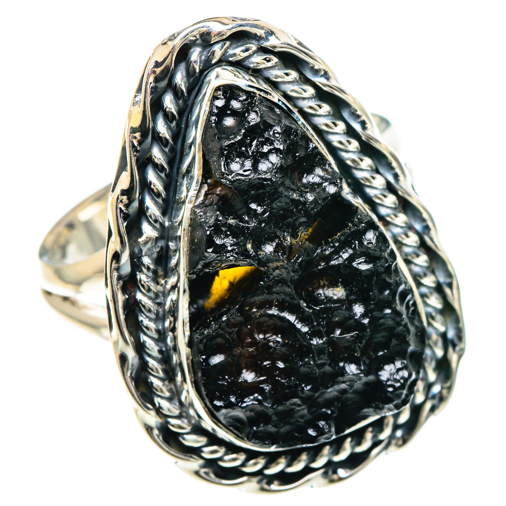 Tektite Rings handcrafted by Anasilvercos - RING93167 - Photo 2