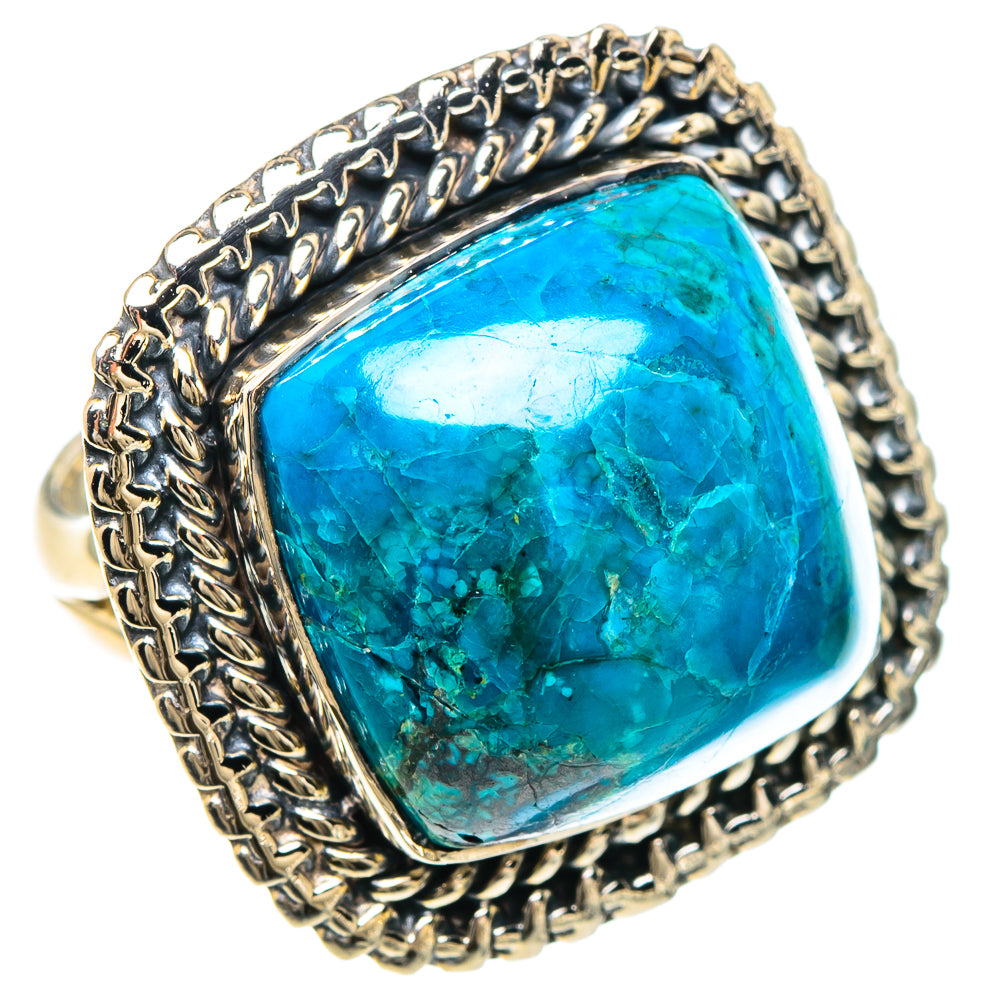 Chrysocolla Rings handcrafted by Anasilvercos - RING93178