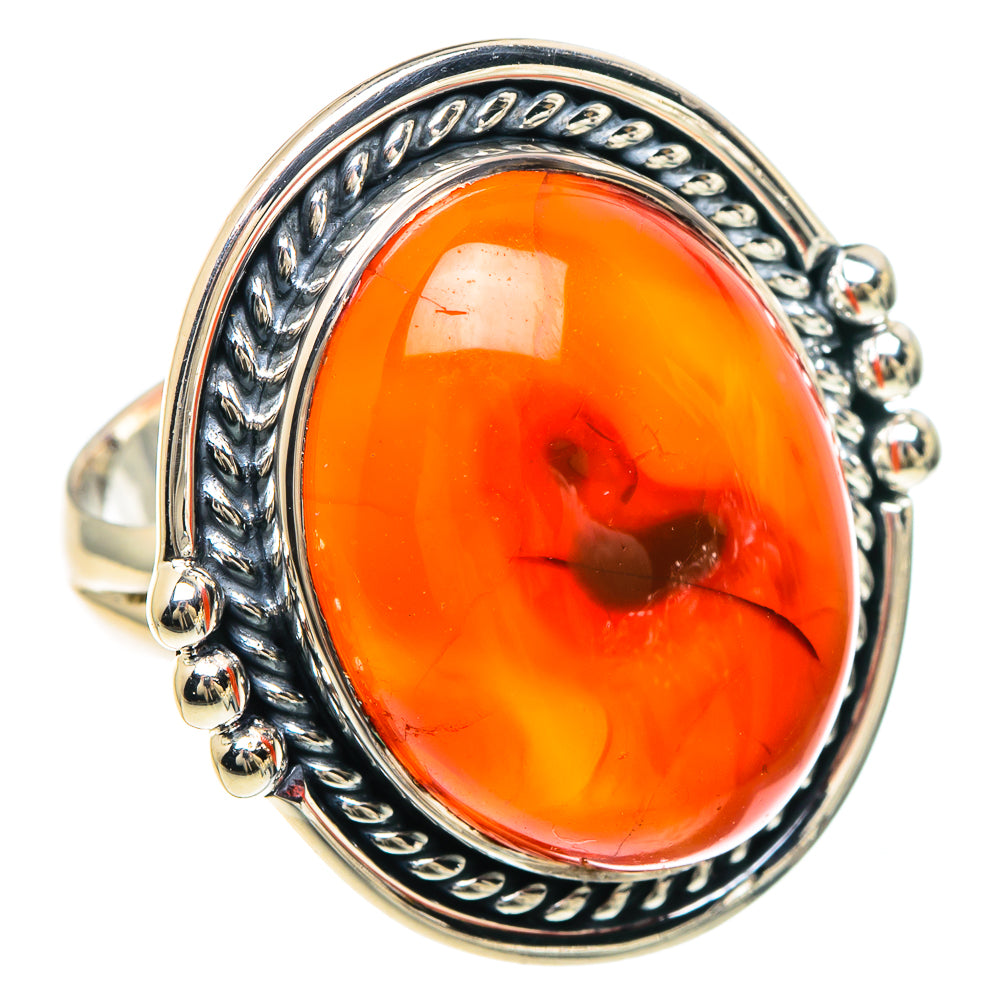 Carnelian Rings handcrafted by Anasilvercos - RING93185