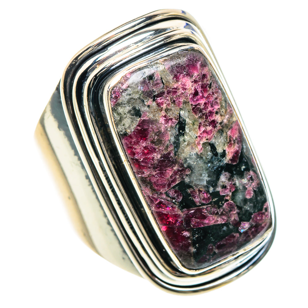 Russian Eudialyte Rings handcrafted by Anasilvercos - RING93188