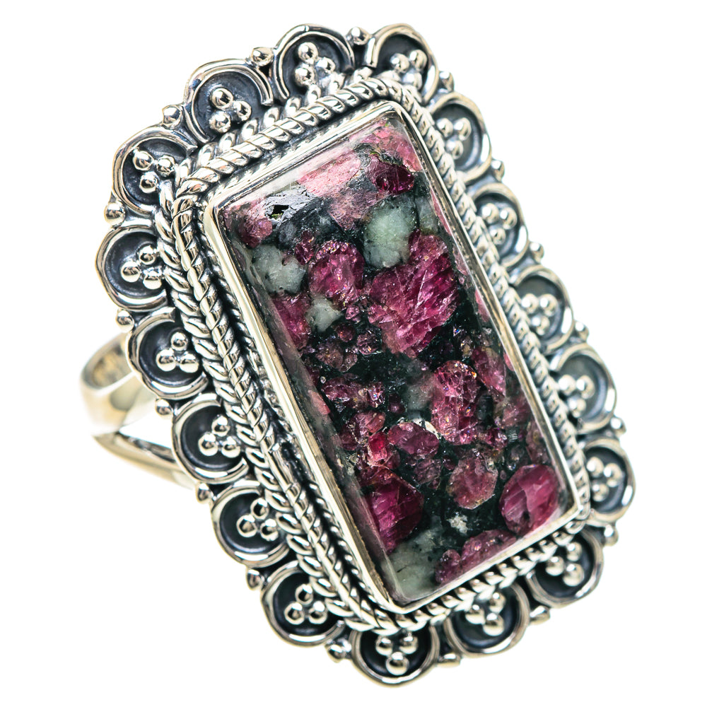 Russian Eudialyte Rings handcrafted by Anasilvercos - RING93189