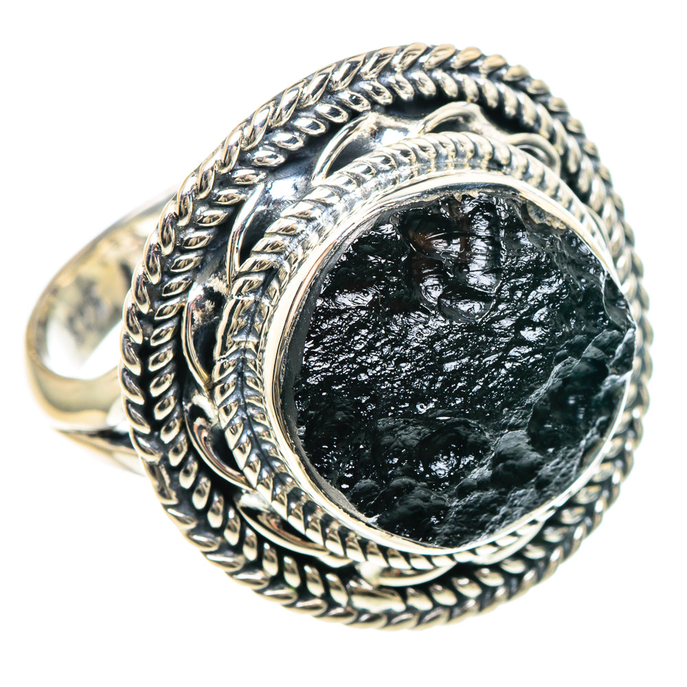 Tektite Rings handcrafted by Anasilvercos - RING93193 - Photo 2