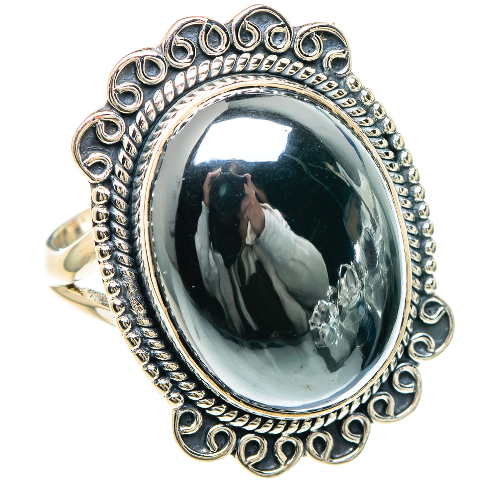 Hematite Rings handcrafted by Anasilvercos - RING93203