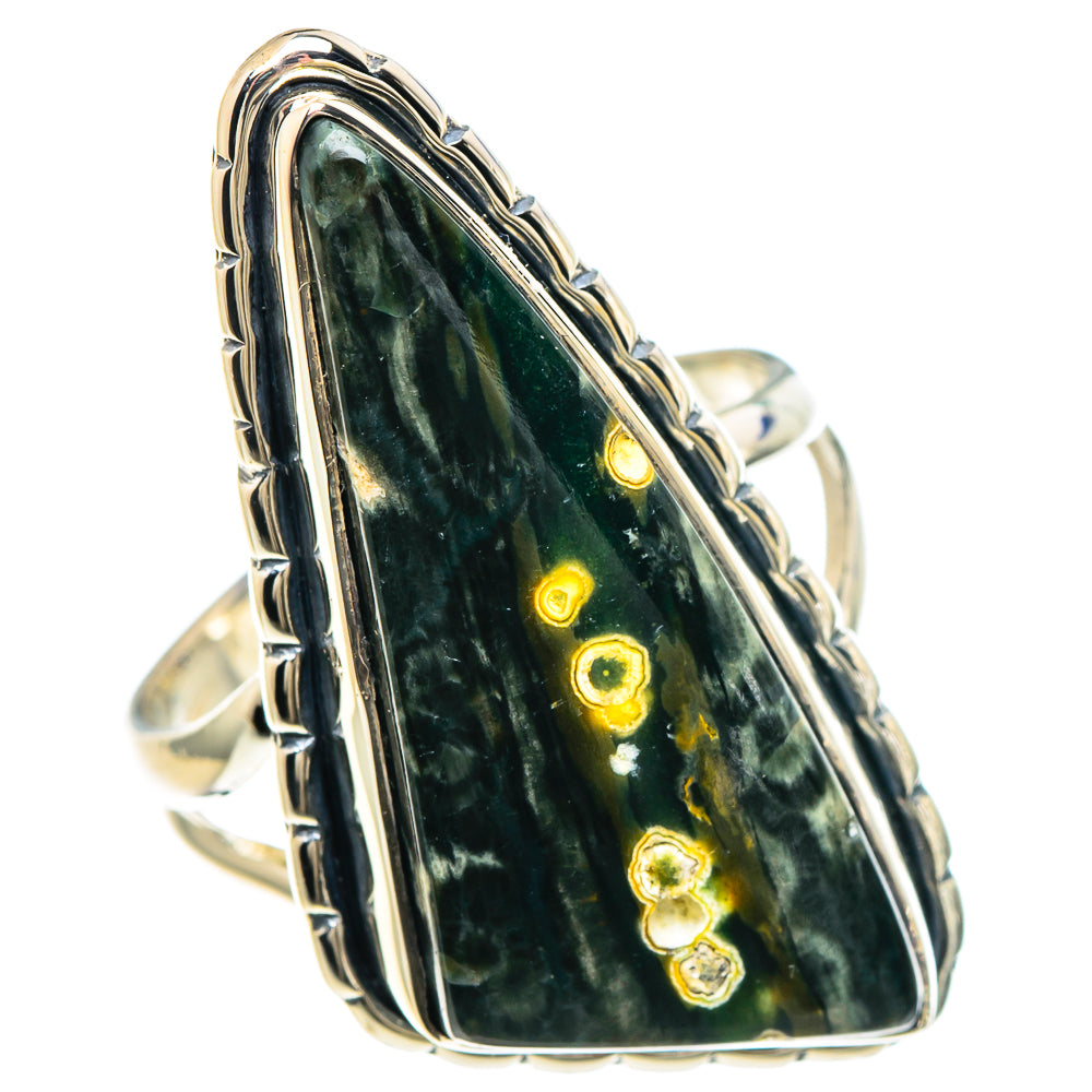 Ocean Jasper Rings handcrafted by Anasilvercos - RING93213