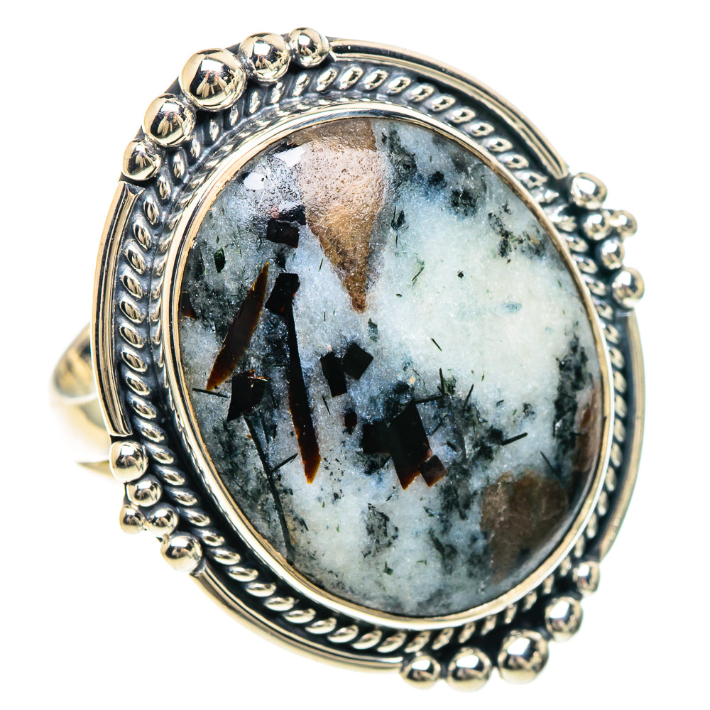 Astrophyllite Rings handcrafted by Anasilvercos - RING93215