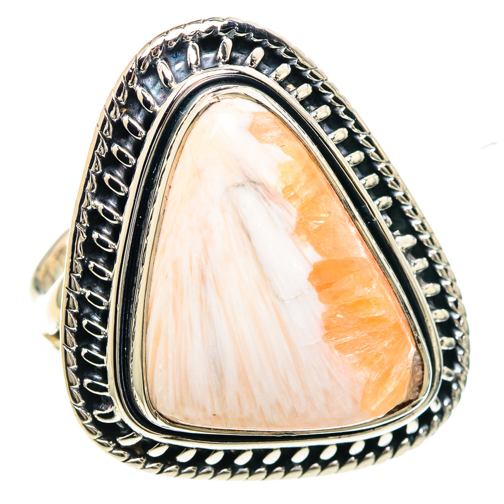 Scolecite Rings handcrafted by Anasilvercos - RING93216