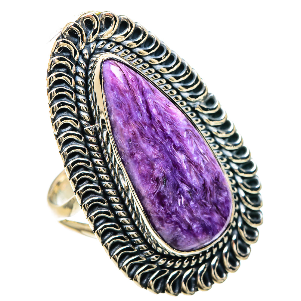 Charoite Rings handcrafted by Anasilvercos - RING93222