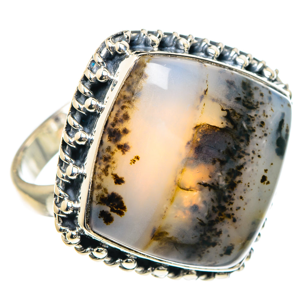 Dendritic Opal Rings handcrafted by Anasilvercos - RING93231