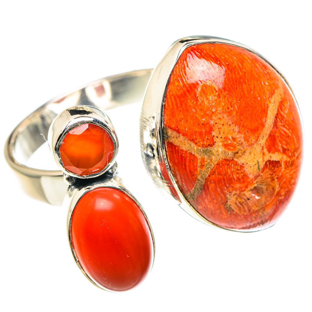 Sponge Coral Rings handcrafted by Anasilvercos - RING93253