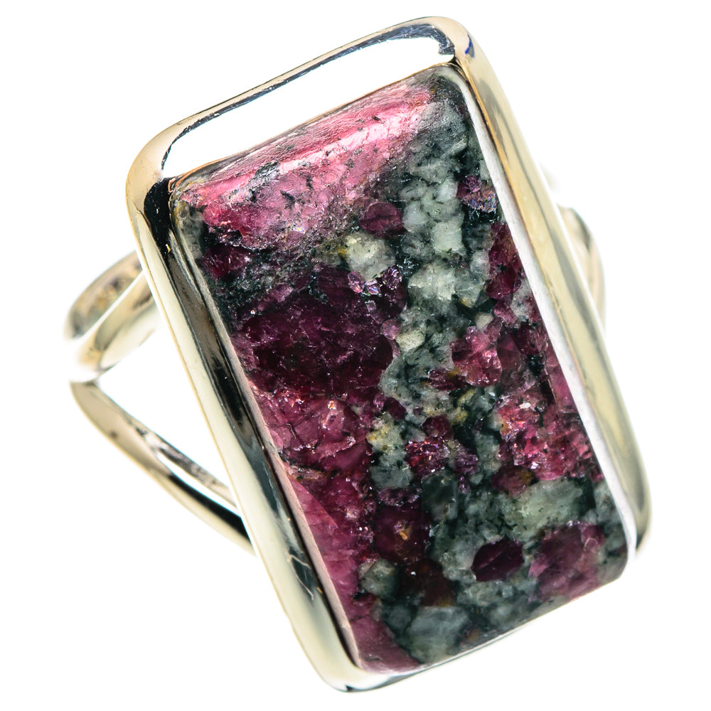 Russian Eudialyte Rings handcrafted by Anasilvercos - RING93256