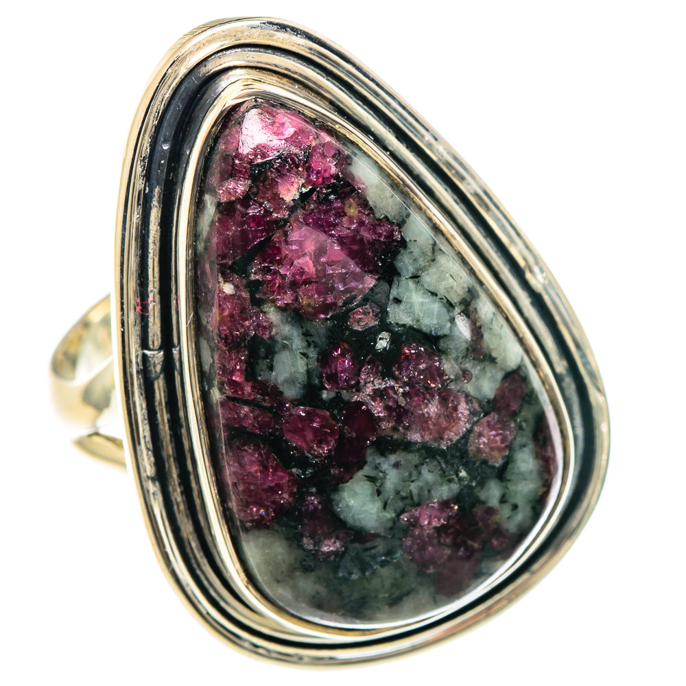Russian Eudialyte Rings handcrafted by Anasilvercos - RING93257