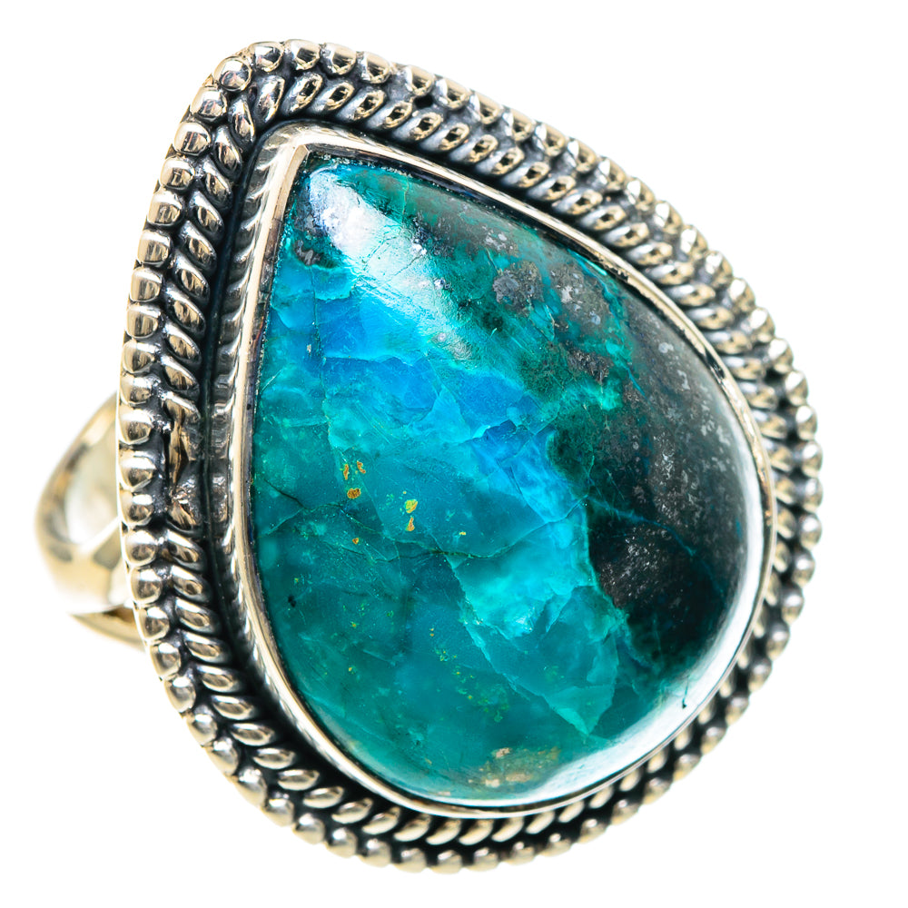 Chrysocolla Rings handcrafted by Anasilvercos - RING93266