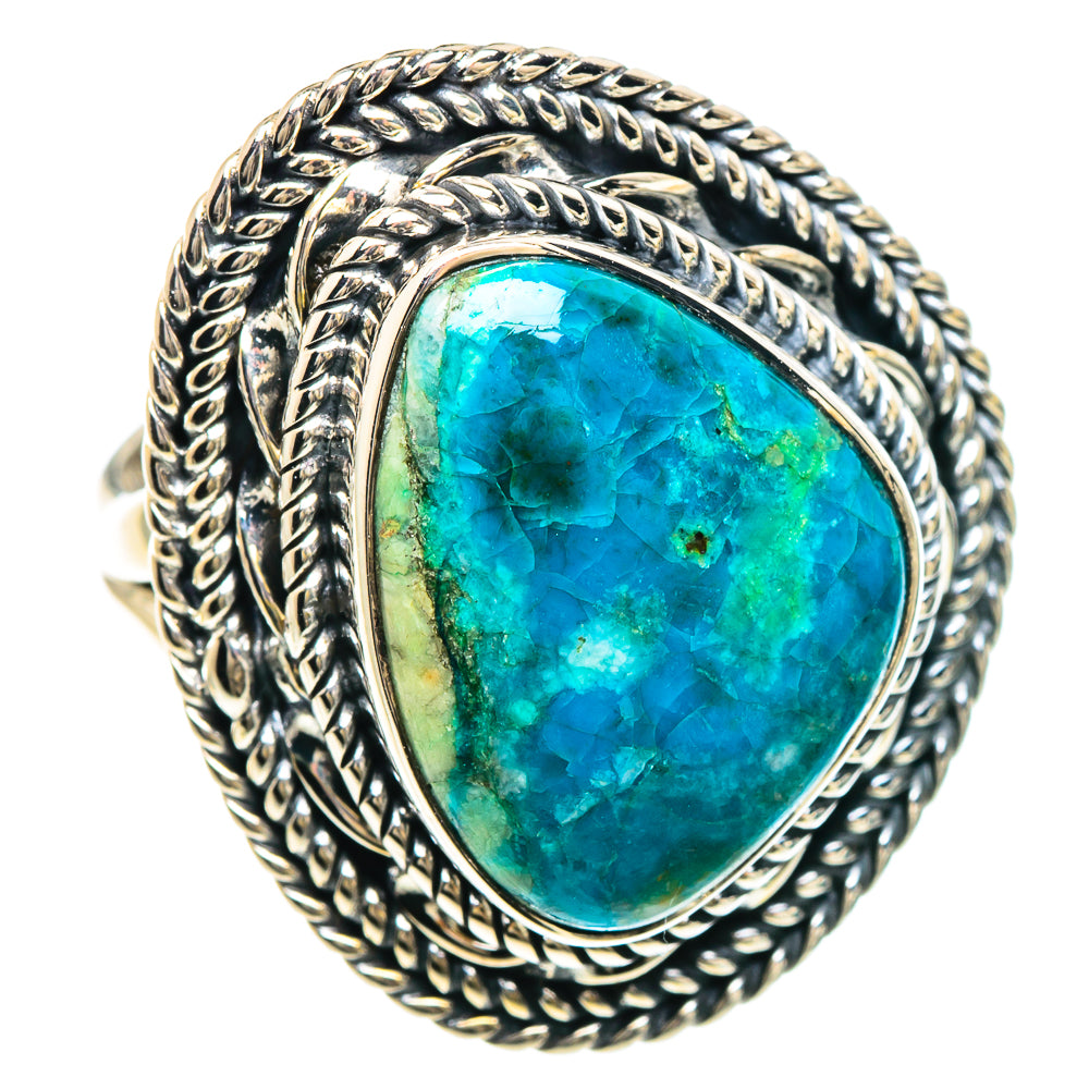 Chrysocolla Rings handcrafted by Anasilvercos - RING93267