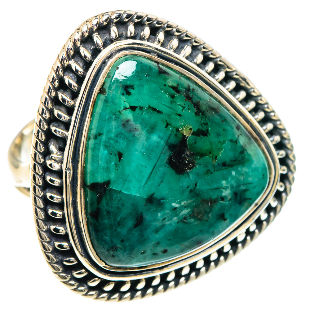 Emerald Rings handcrafted by Anasilvercos - RING93268