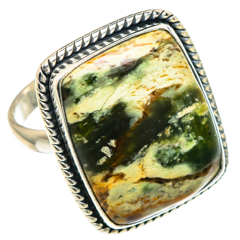 Ocean Jasper Rings handcrafted by Anasilvercos - RING93269
