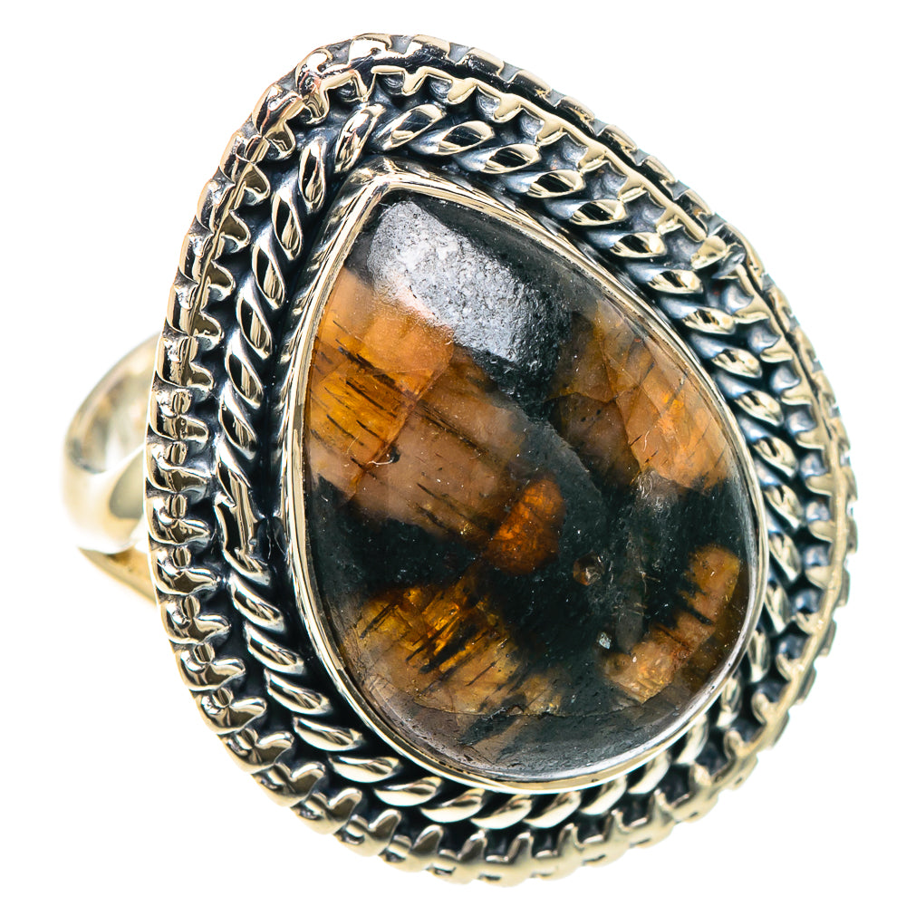 Chiastolite Rings handcrafted by Anasilvercos - RING93273