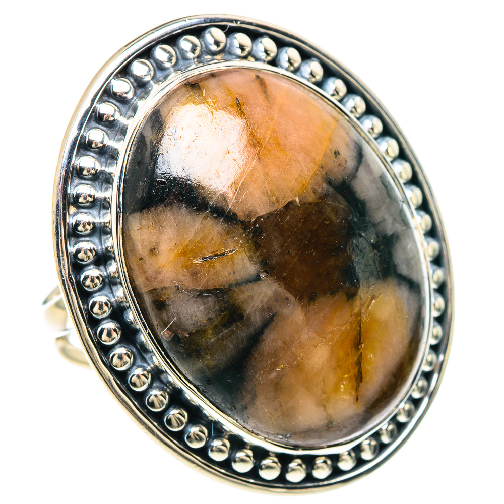 Chiastolite Rings handcrafted by Anasilvercos - RING93306 - Photo 2