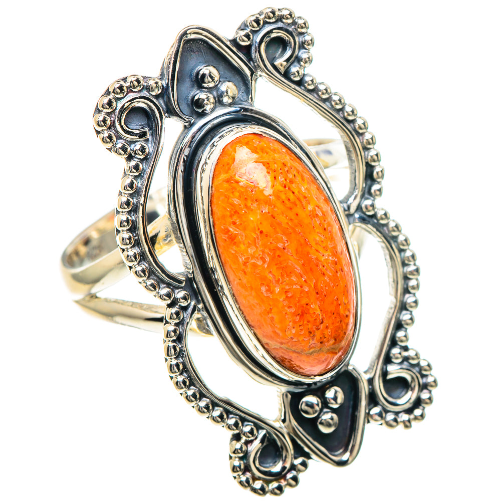 Sponge Coral Rings handcrafted by Anasilvercos - RING93311