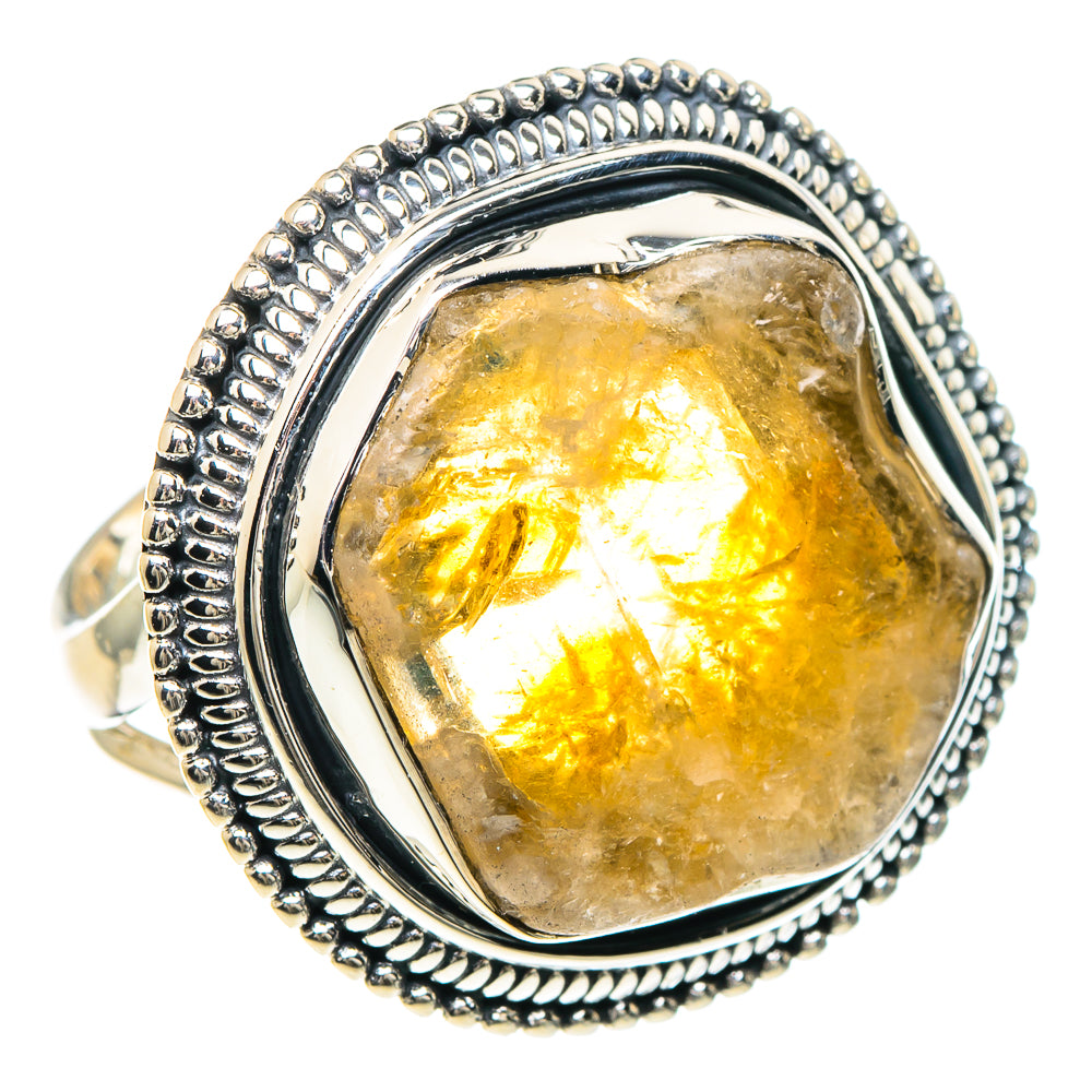 Citrine Rings handcrafted by Anasilvercos - RING93312