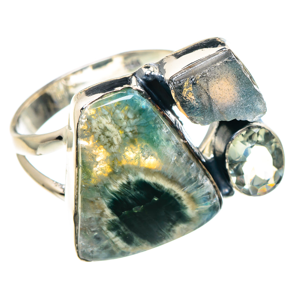 Ocean Jasper Rings handcrafted by Anasilvercos - RING93325