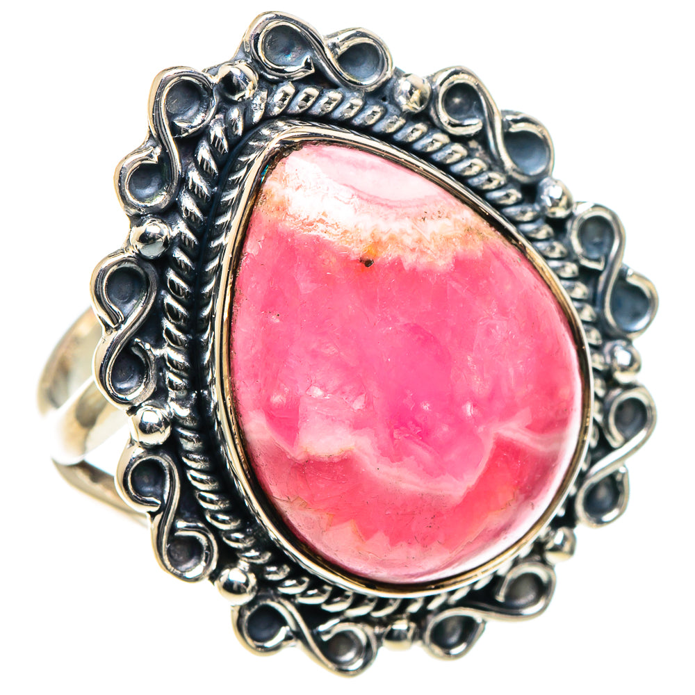 Rhodochrosite Rings handcrafted by Anasilvercos - RING93331