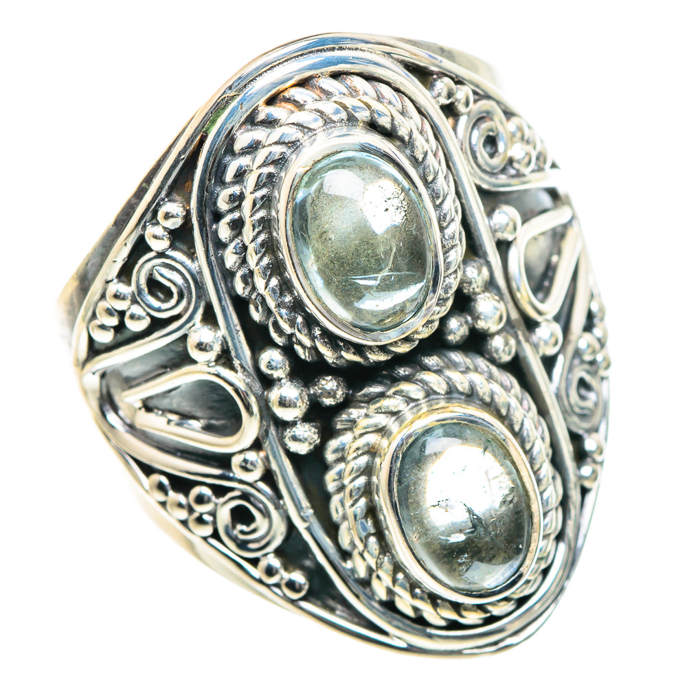 Aquamarine Rings handcrafted by Anasilvercos - RING93341