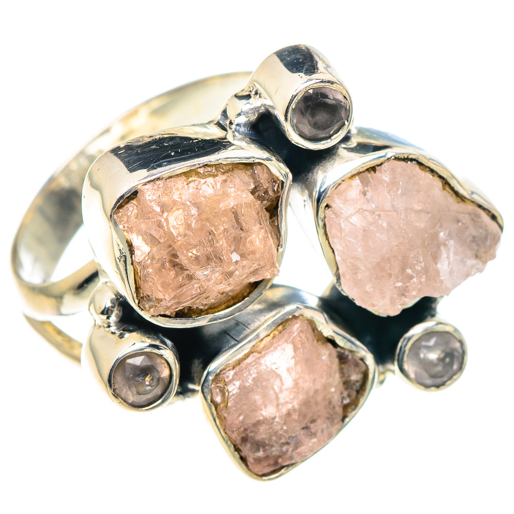 Rose Quartz Rings handcrafted by Anasilvercos - RING93352 - Photo 2