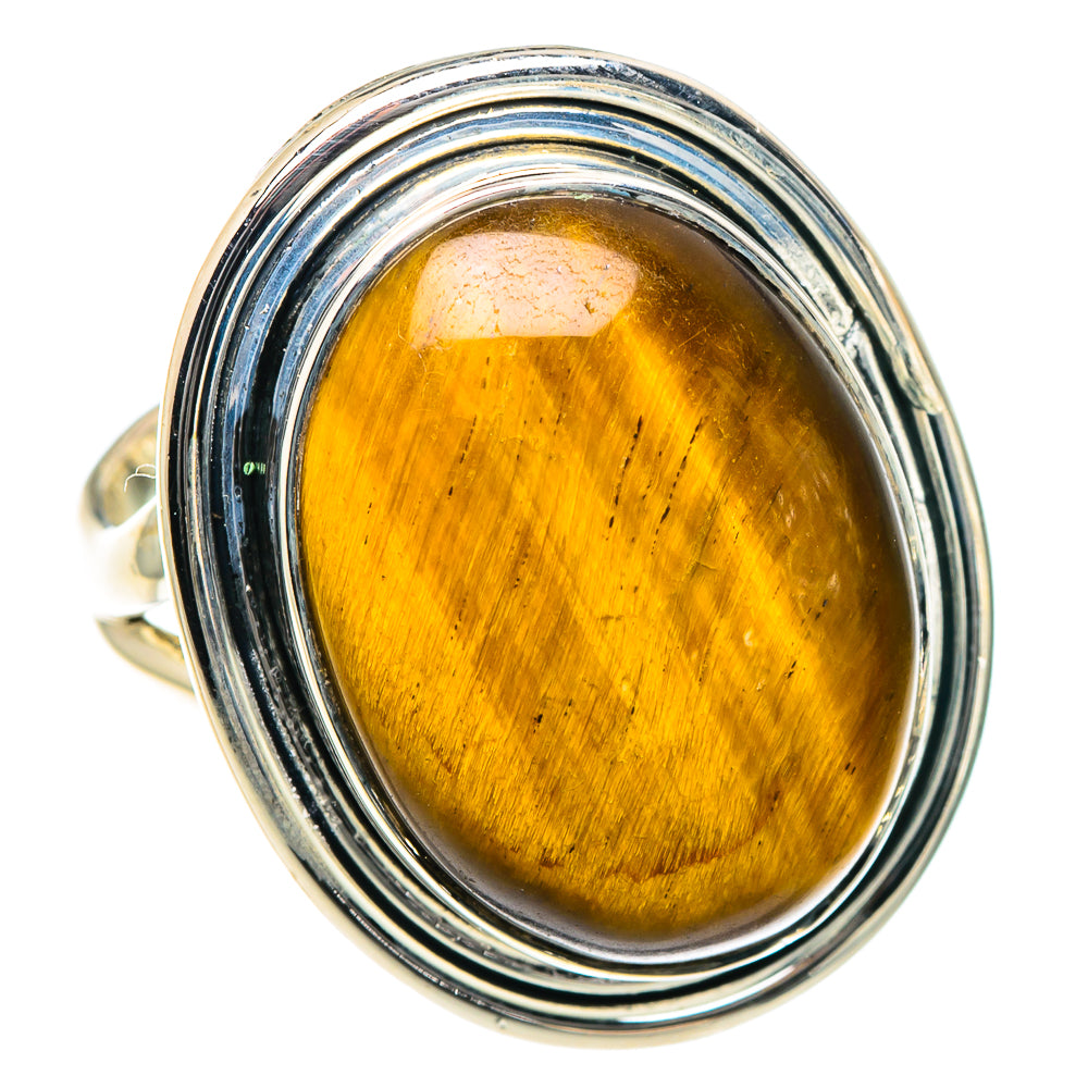 Tiger Eye Rings handcrafted by Anasilvercos - RING93365