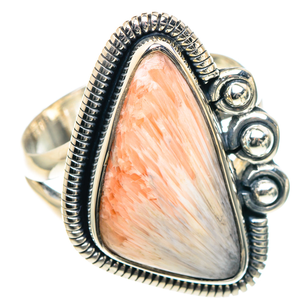 Scolecite Rings handcrafted by Anasilvercos - RING93367
