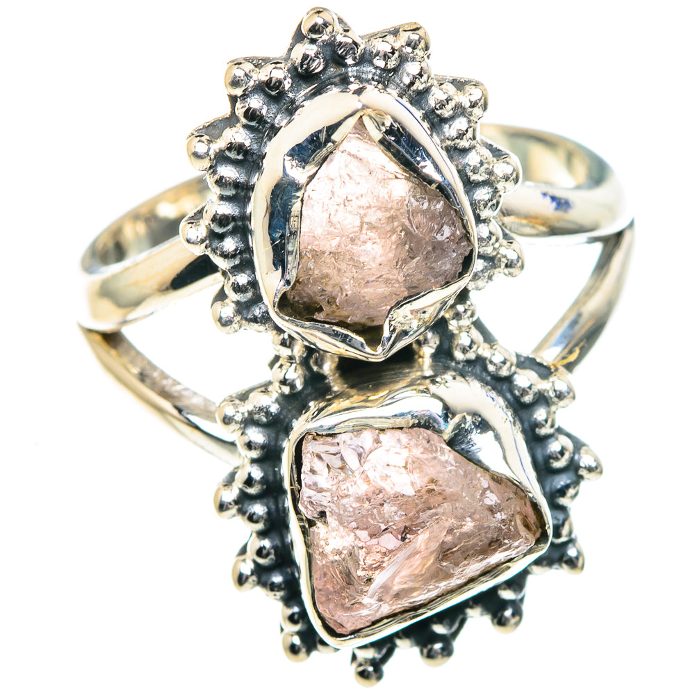 Rose Quartz Rings handcrafted by Anasilvercos - RING93368