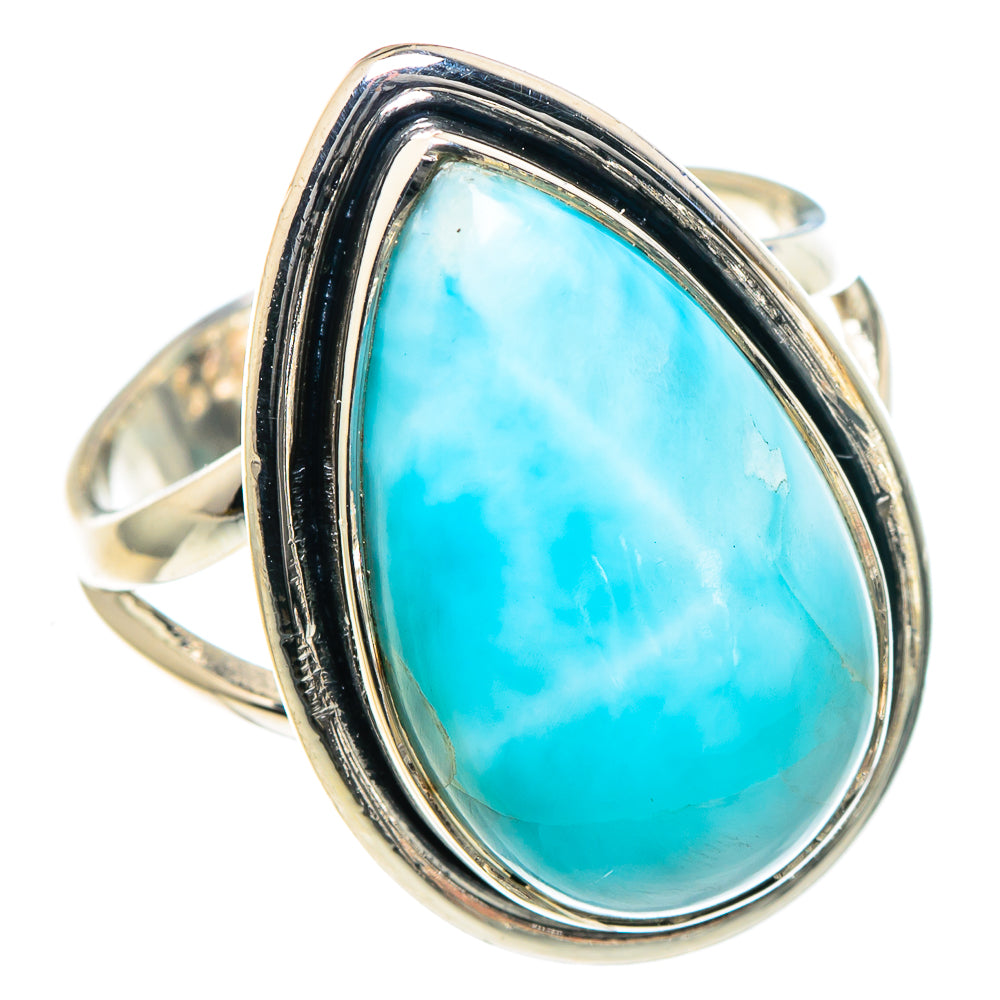 Larimar Rings handcrafted by Anasilvercos - RING93384