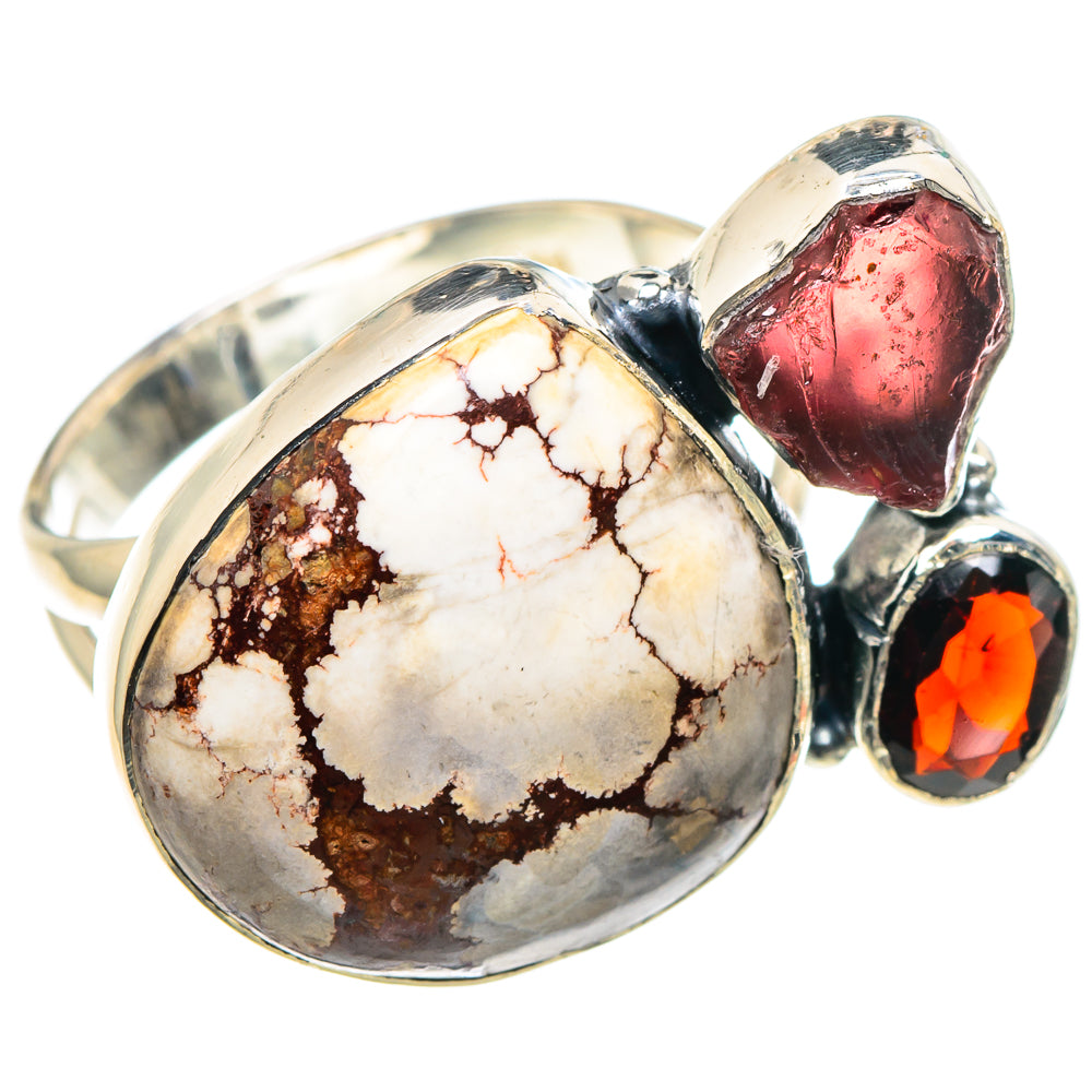 Wild Horse Jasper Rings handcrafted by Anasilvercos - RING93409