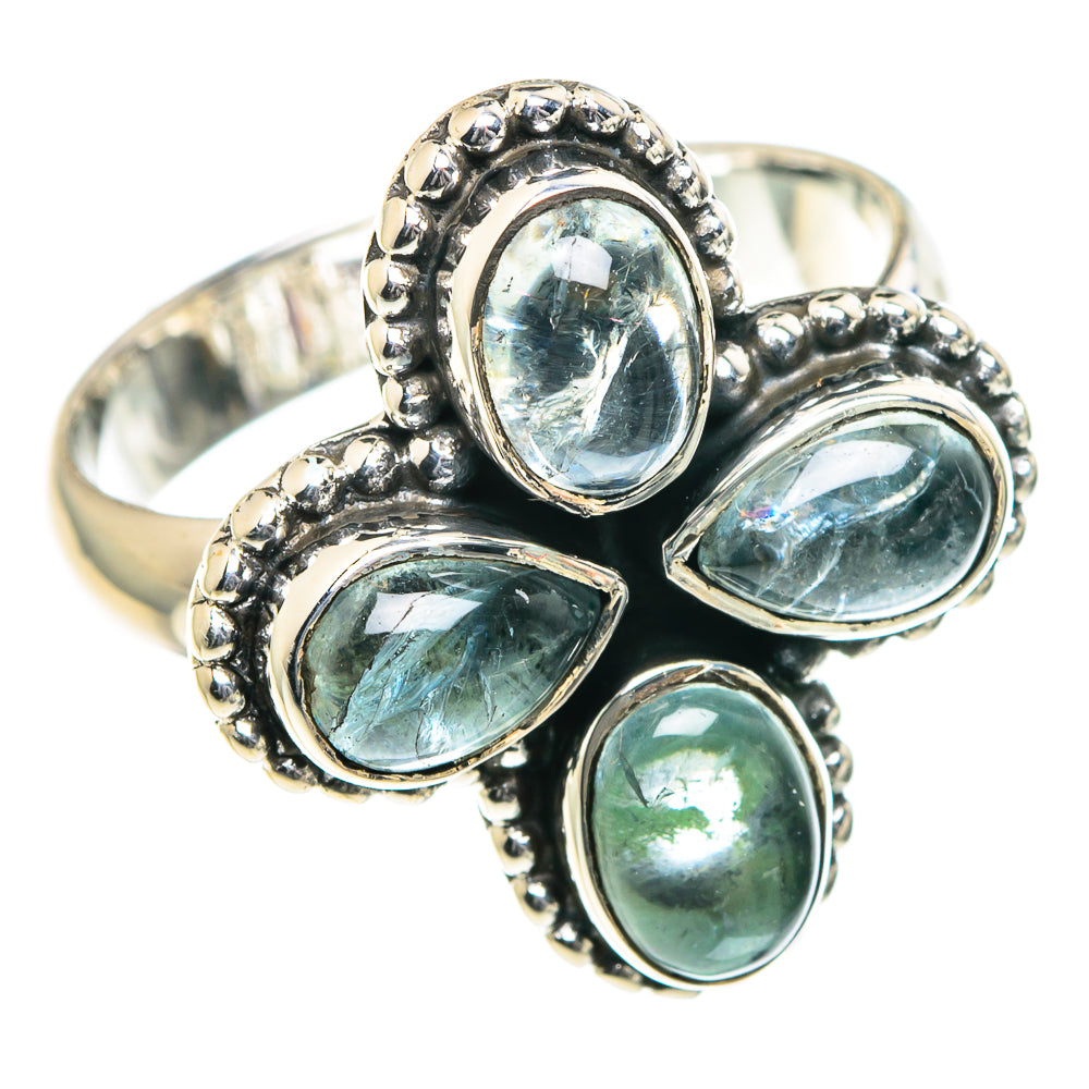 Aquamarine Rings handcrafted by Anasilvercos - RING93418