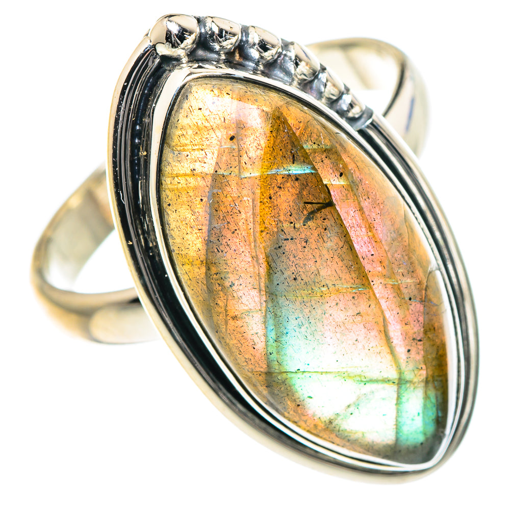 Labradorite Rings handcrafted by Anasilvercos - RING93431