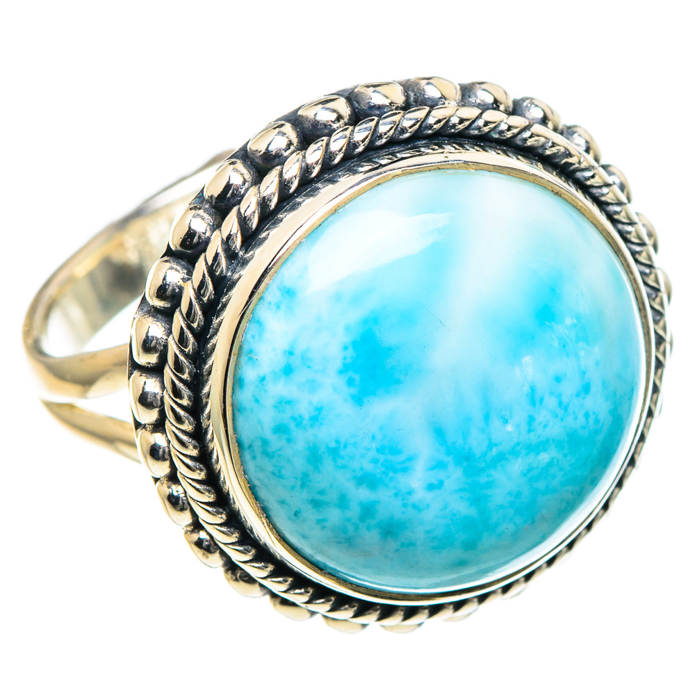 Larimar Rings handcrafted by Anasilvercos - RING93433