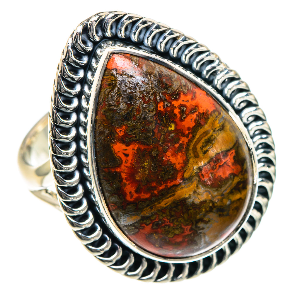 Morocco Agate Rings handcrafted by Anasilvercos - RING93451 - Photo 2